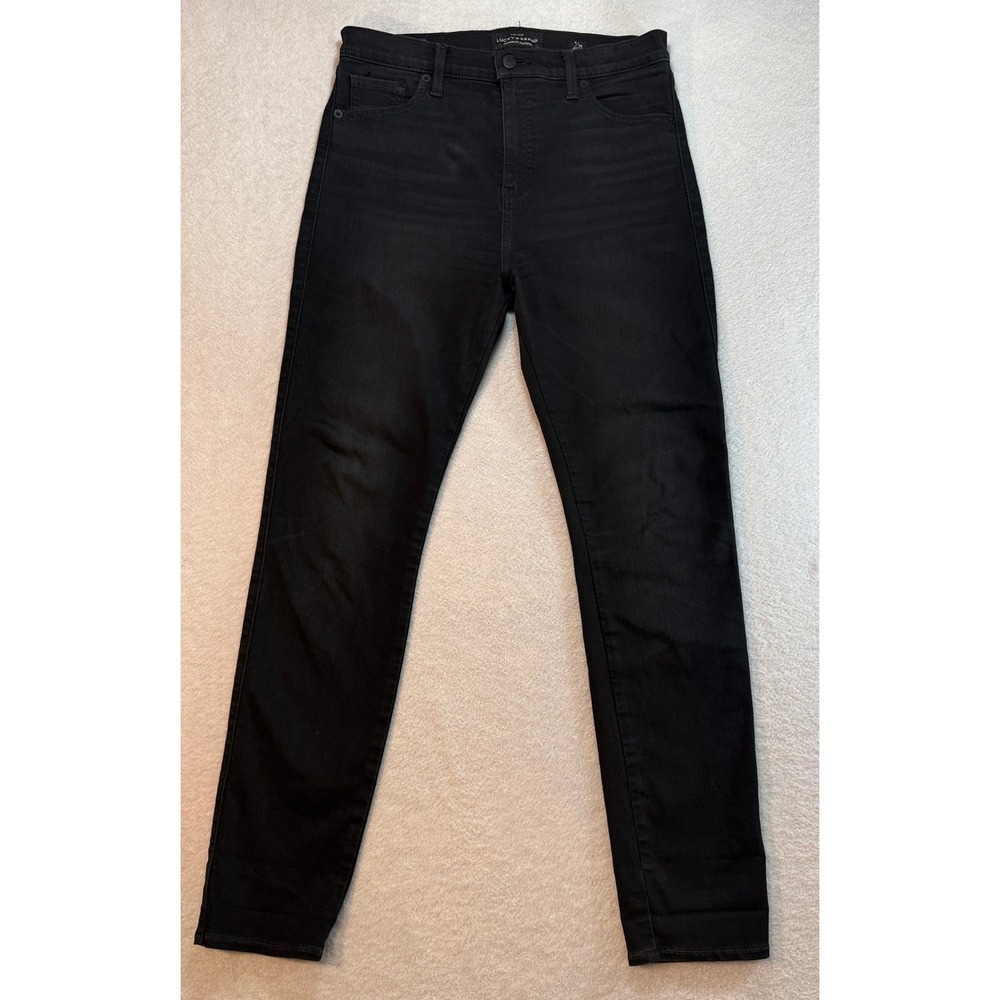 Lucky Brand Bridgette Skinny Jeans Black High Rise Orta Premium Size 6 28 Reg